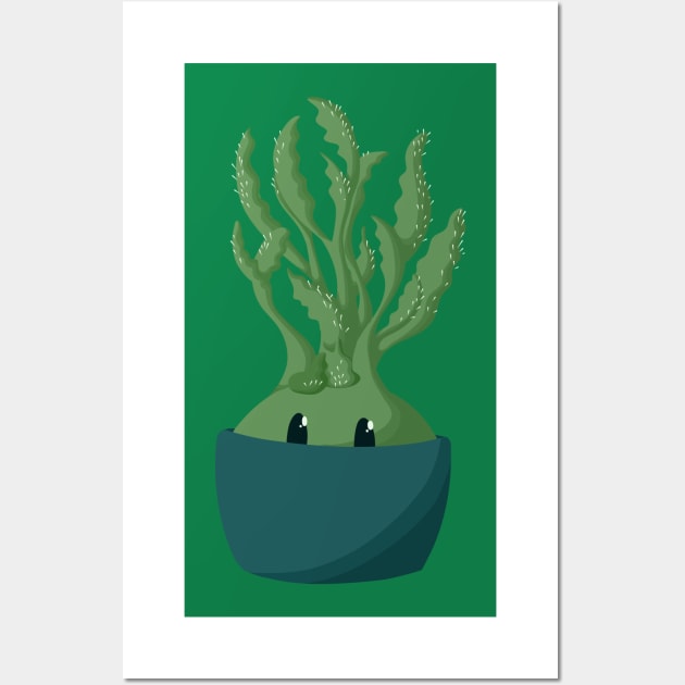 Cute Succulent Wall Art by Pastel.Punkk